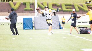 Steelers Have A Chance To Be "Explosive In The Passing Game" Says Former NFL MVP (Steelers News). Photo by Jordan Schofield / SteelerNation (X: @JSKO_PHOTO)